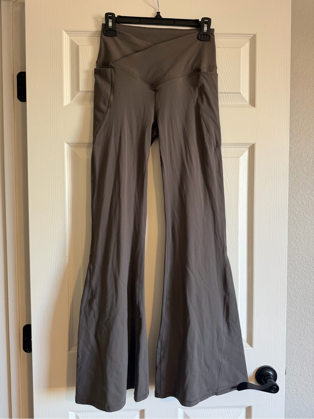 Fabletics Crossover Flare Yoga Pants/Leggings